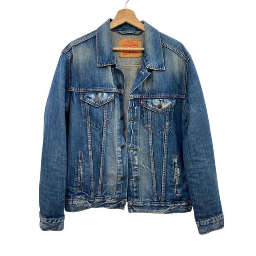 Levi's Distressed denim Oversized Jacket